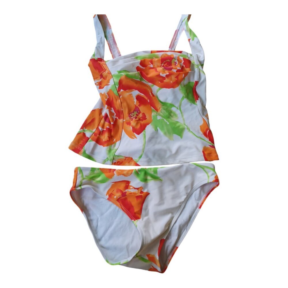 Dkr & co Nylon Spandex 2 piece bathing suit 14